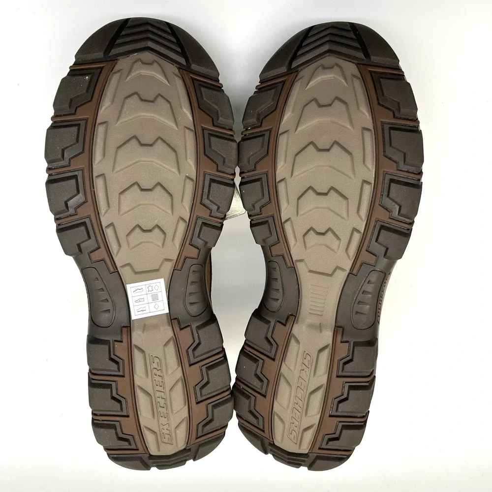 Skechers Knowlson Shore Thing Shoes Mens 11.5 Desert Brown Slip-ins Leather Boat